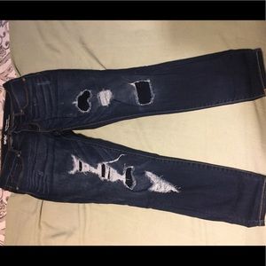 Mossimo Mid-Rise Jegging Distress